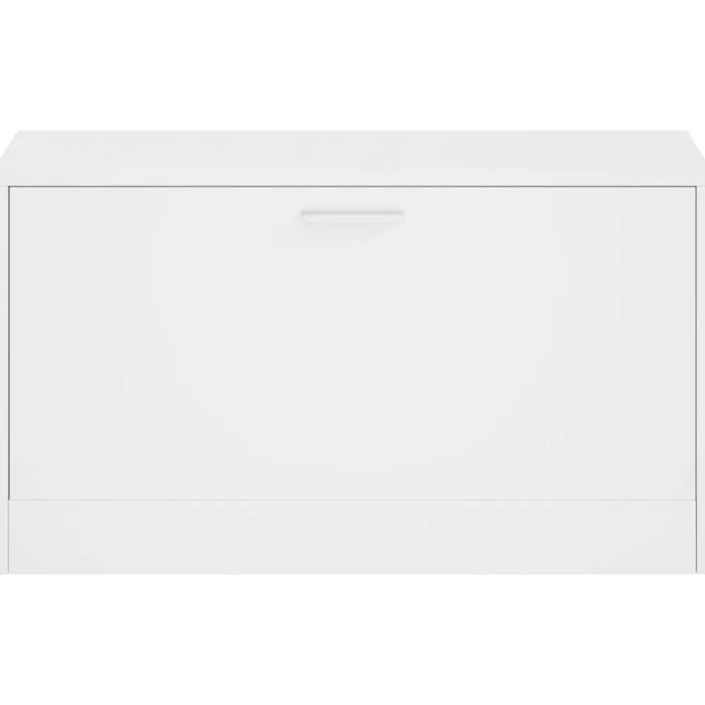 vidaXL Zapatero 80x24x45 cm Blanco New