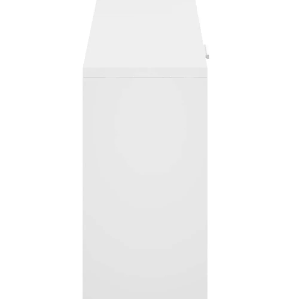 vidaXL Zapatero 80x24x45 cm Blanco New