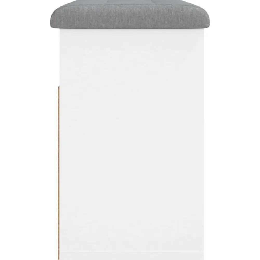 vidaXL Zapatero 62x32x50 cm madera de ingeniería Blanco Best