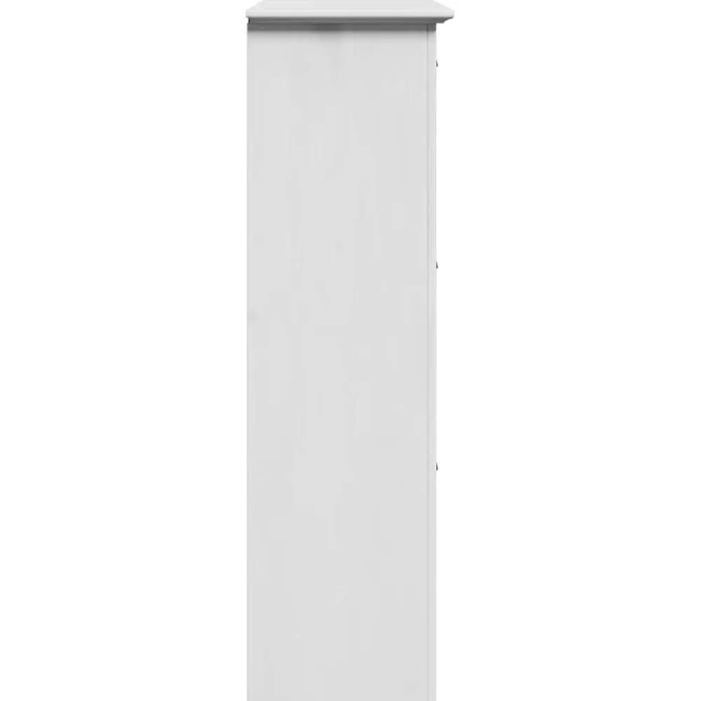 vidaXL Zapatero BODO 80x35x118 cm Blanco Discount