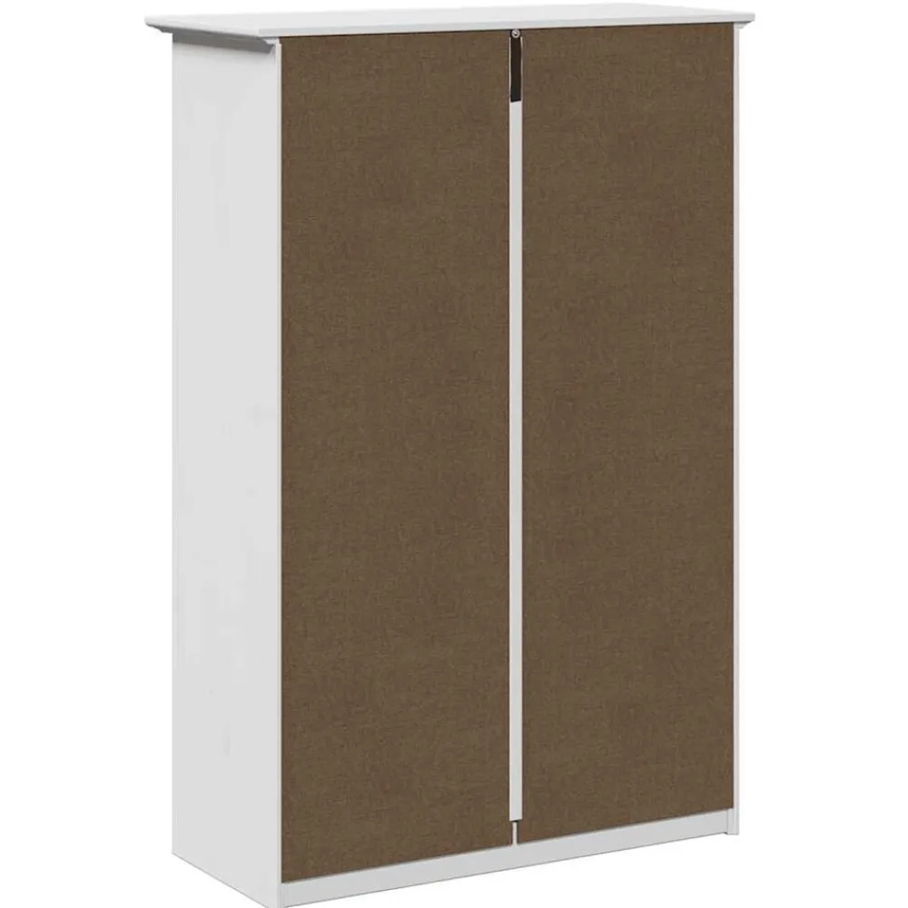 vidaXL Zapatero BODO 80x35x118 cm Blanco Discount