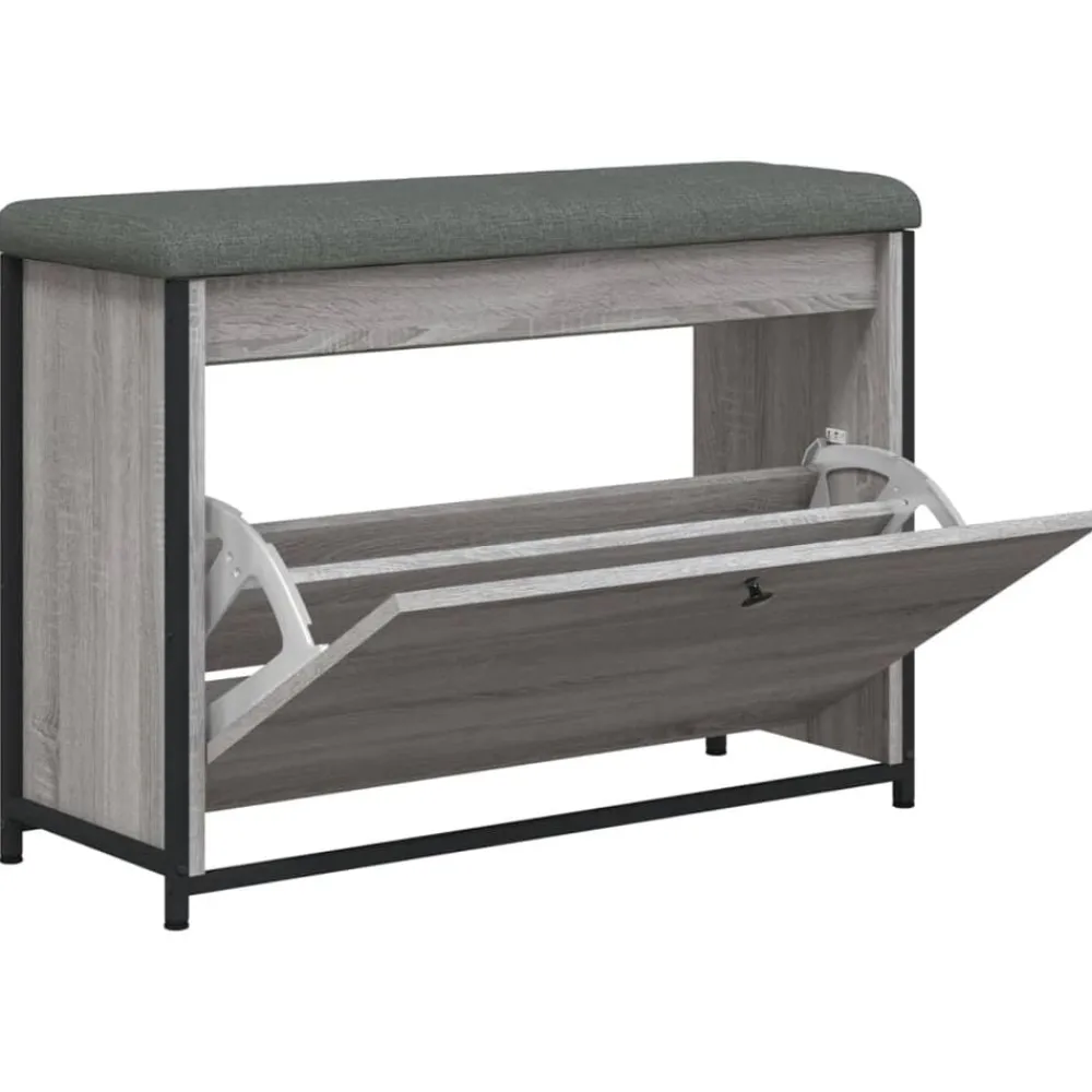 vidaXL Bancos-Zapatero con cajón abatible 82x32x56 cm