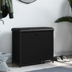 vidaXL Zapatero con cajón abatible 62x32x56 cm Negro Sale