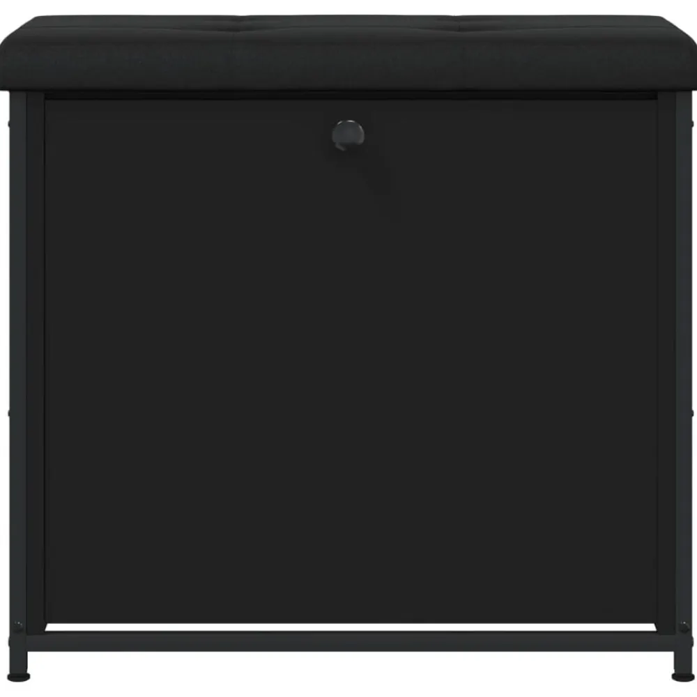 vidaXL Zapatero con cajón abatible 62x32x56 cm Negro Sale