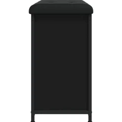 vidaXL Zapatero con cajón abatible 62x32x56 cm Negro Sale