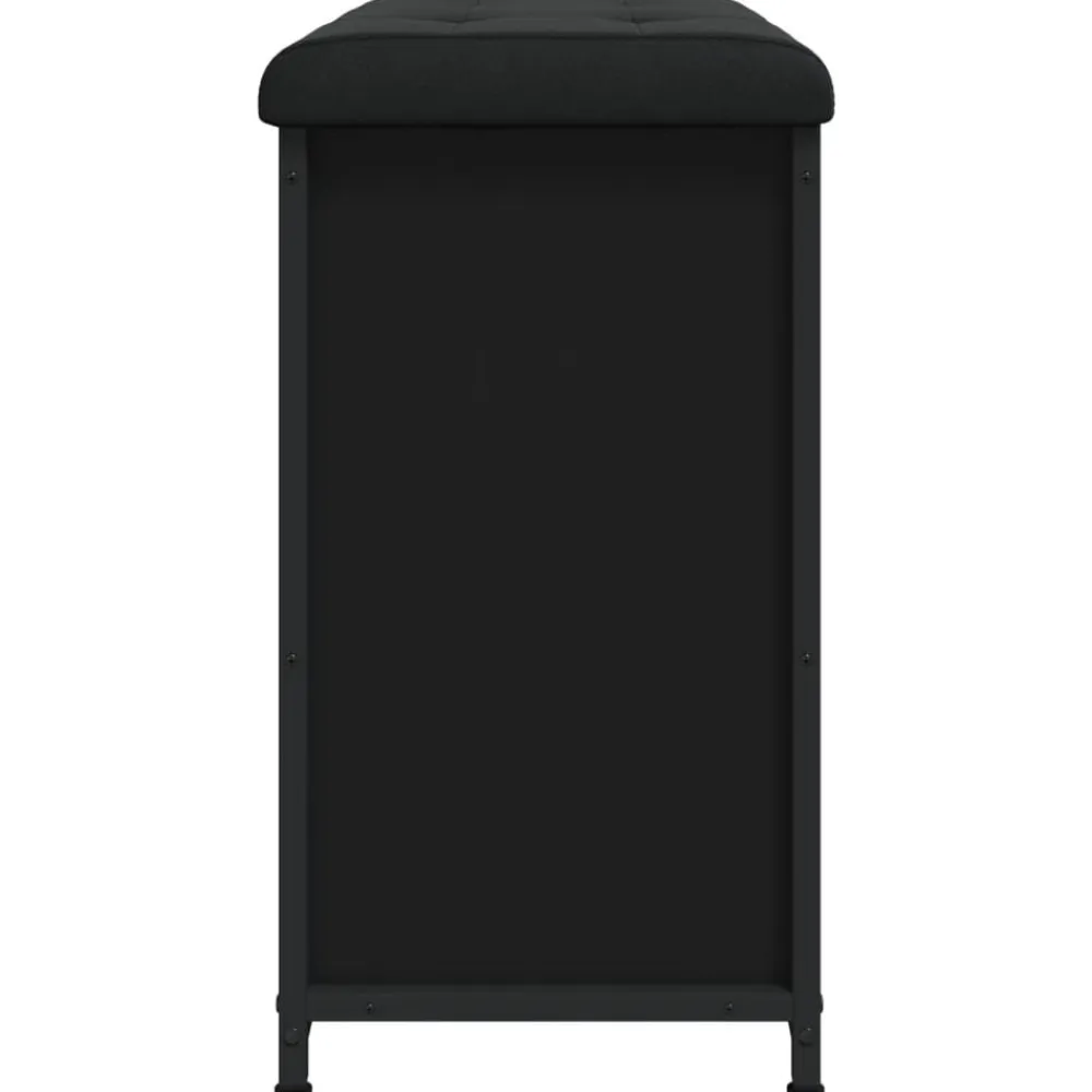 vidaXL Zapatero con cajón abatible 62x32x56 cm Negro Sale