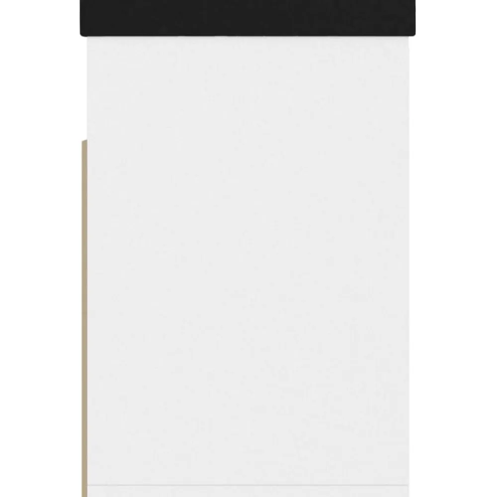 vidaXL Zapatero con cojín madera ingeniería 80x30x47 cm Blanco Best