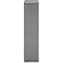 vidaXL Zapatero con funda de tela 115x28x110 cm Gris Online
