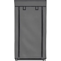 vidaXL Productos Del Hogar-Zapatero con funda de tela 58x28x106 cm
