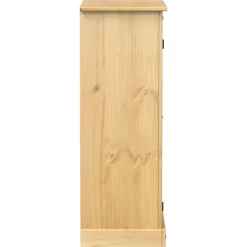 vidaXL Zapatero Corona madera maciza de pino 86x38,5x108 cm Cera de miel Discount