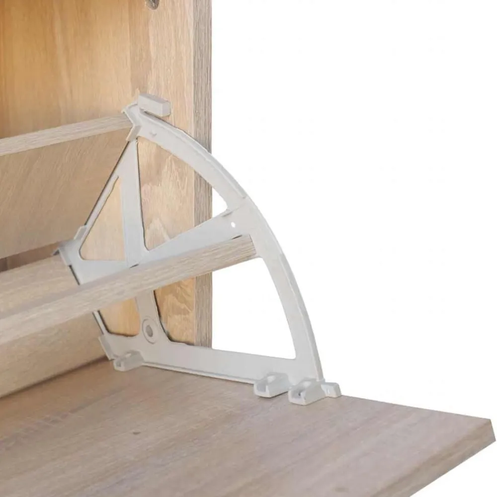 vidaXL Zapatero de color 80x24x45 cm Roble Clearance