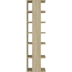 vidaXL Zapatero de ingeniería 27,5x27x102cm Roble Sonoma Best