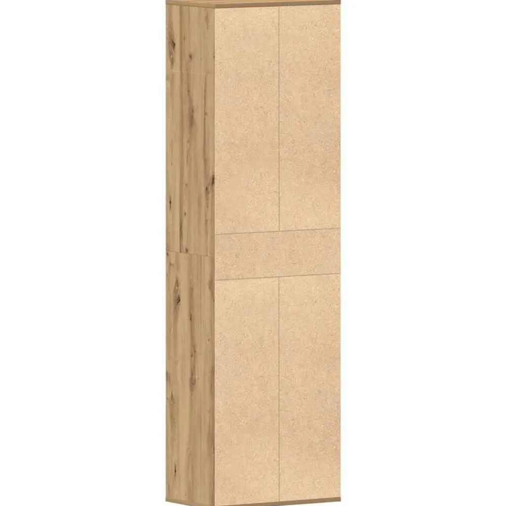 vidaXL Productos Del Hogar-Zapatero de madera contrachapada roble artisian 54x34x183 cm