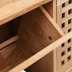 vidaXL Productos Del Hogar-Zapatero de madera maciza de nogal 94x20x38 cm