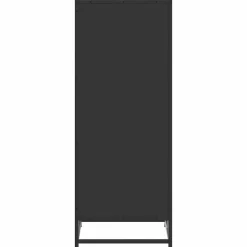 vidaXL Zapatero de madera de ingeniería 48x38x97,5 cm Negro Best