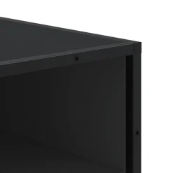 vidaXL Zapatero de madera de ingeniería 48x38x97,5 cm Negro Best