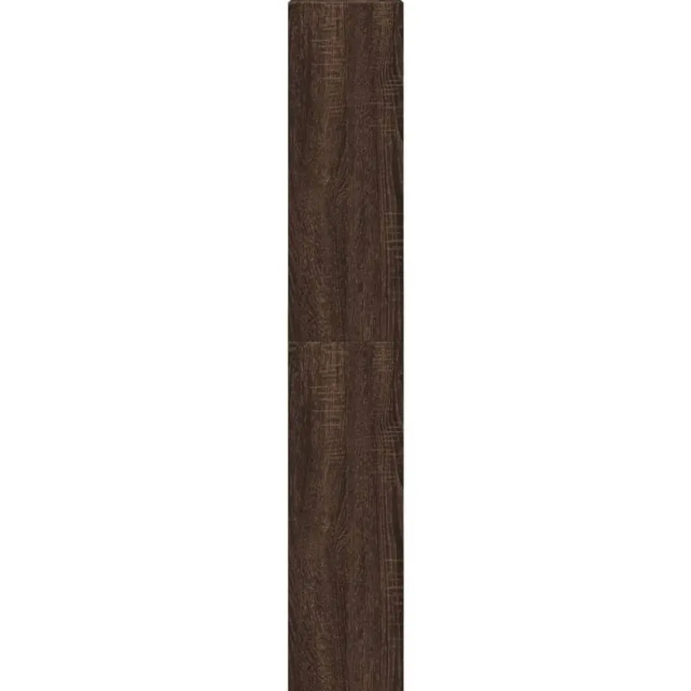 vidaXL Productos Del Hogar-Zapatero de madera de ingeniería roble Sonoma 60x21x125,5 cm
