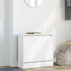 vidaXL Productos Del Hogar-Zapatero de madera de ingeniería 60x21x57 cm