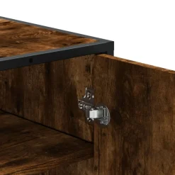 vidaXL Productos Del Hogar-Zapatero de madera y metal 75x38x97,5 cm