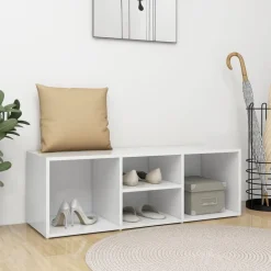 vidaXL Productos Del Hogar-Zapatero de madera contrachapada 105x35x35 cm