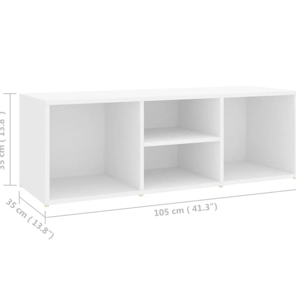 vidaXL Productos Del Hogar-Zapatero de madera contrachapada 105x35x35 cm