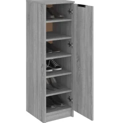 vidaXL Productos Del Hogar|Armarios Y Almacenamiento-Zapatero de madera contrachapada 30x35x100 cm