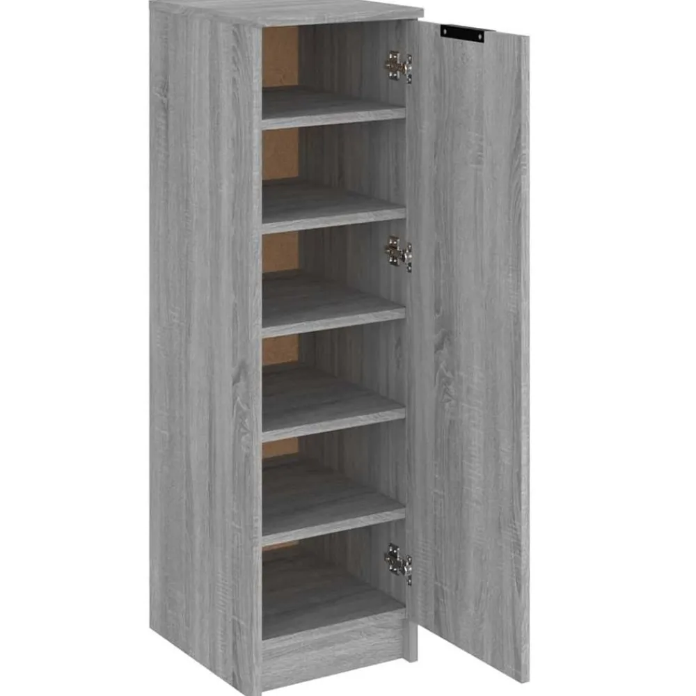 vidaXL Productos Del Hogar|Armarios Y Almacenamiento-Zapatero de madera contrachapada 30x35x100 cm