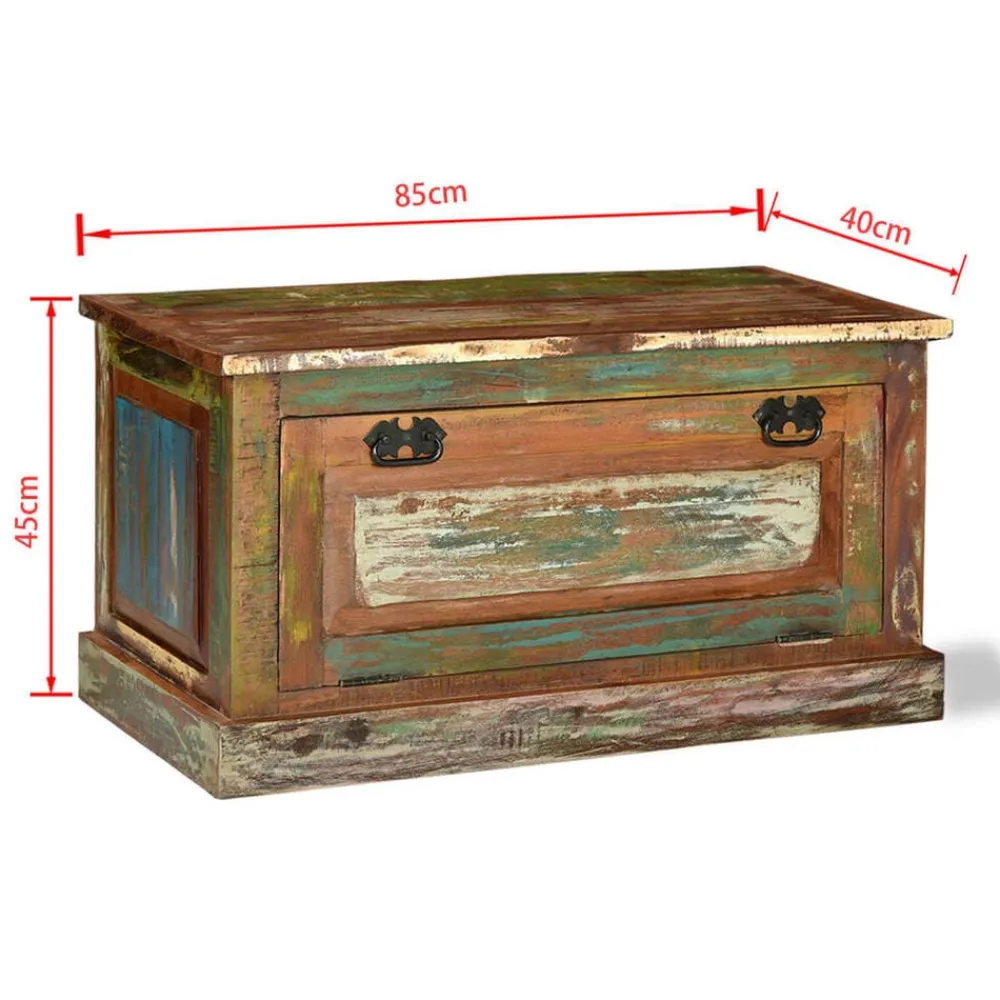 vidaXL Zapatero de madera maciza reciclada Best