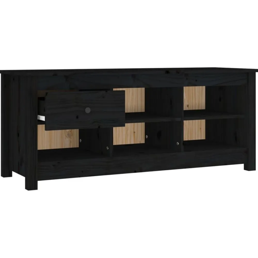 vidaXL Productos Del Hogar-Zapatero de madera maciza de pino 110x38x45,5 cm