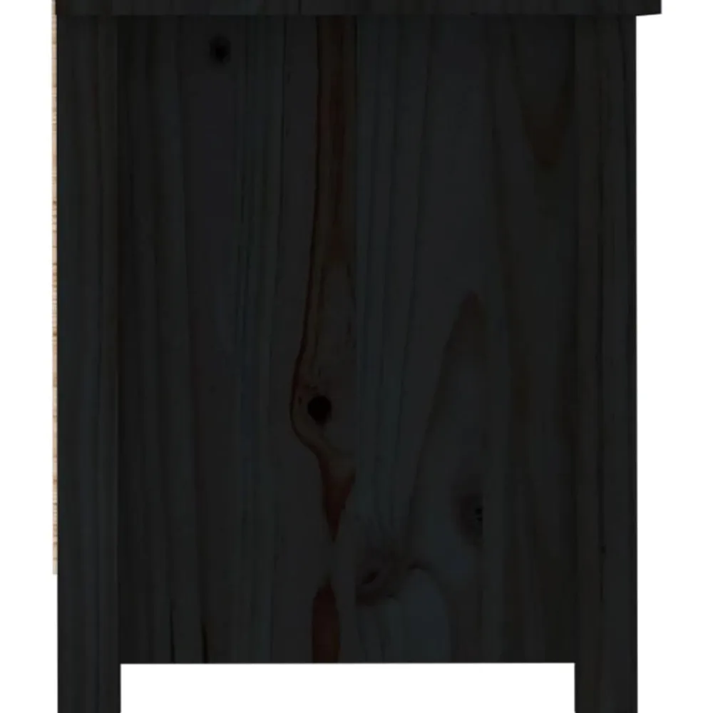 vidaXL Productos Del Hogar-Zapatero de madera maciza de pino 110x38x45,5 cm