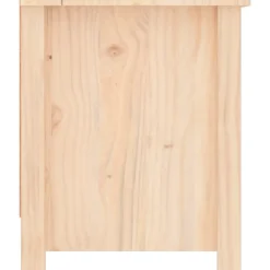 vidaXL Productos Del Hogar-Zapatero de madera maciza de pino 110x38x45,5 cm