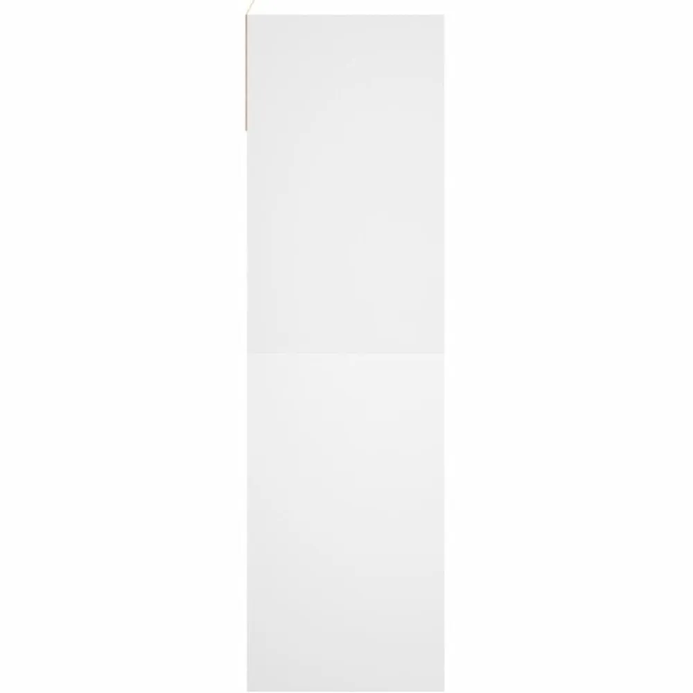 vidaXL Zapatero de madera de ingeniería 60x34x116 cm Blanco