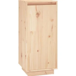 vidaXL Productos Del Hogar-Zapatero de madera maciza de pino 35x35x80 cm