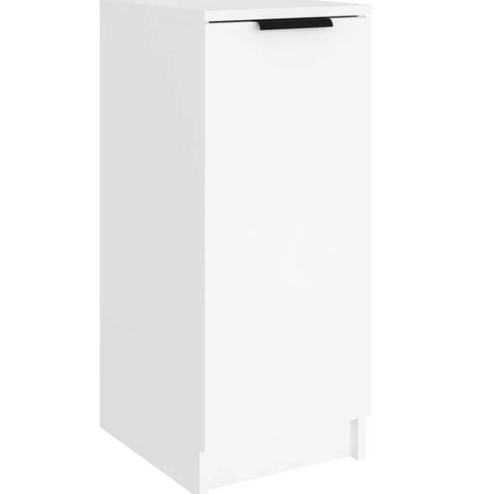 vidaXL Zapatero de madera contrachapada 30x35x70 cm Blanco Discount