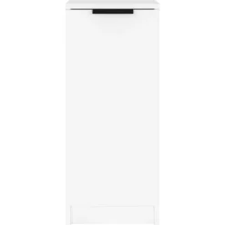 vidaXL Zapatero de madera contrachapada 30x35x70 cm Blanco Discount