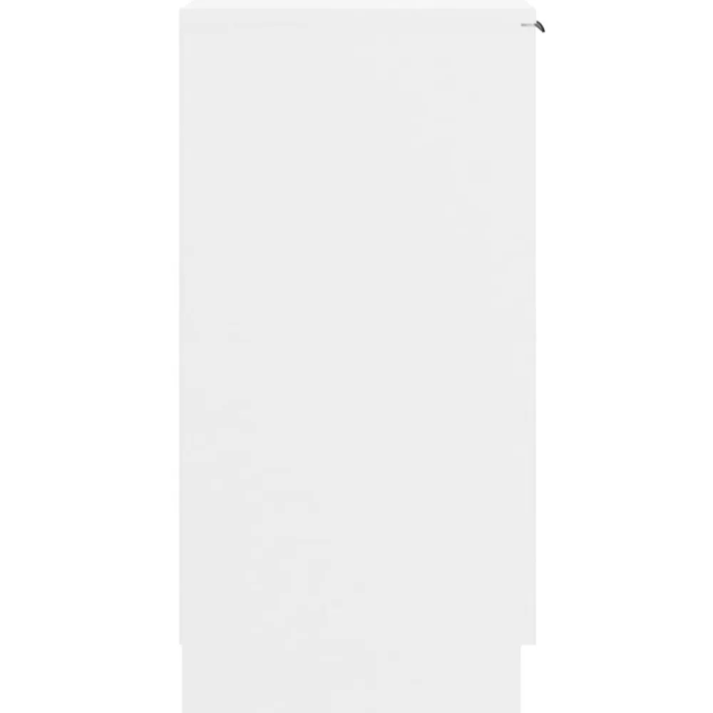 vidaXL Zapatero de madera contrachapada 30x35x70 cm Blanco Discount