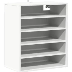 vidaXL Productos Del Hogar-Zapatero de madera contrachapada 60x35x70 cm
