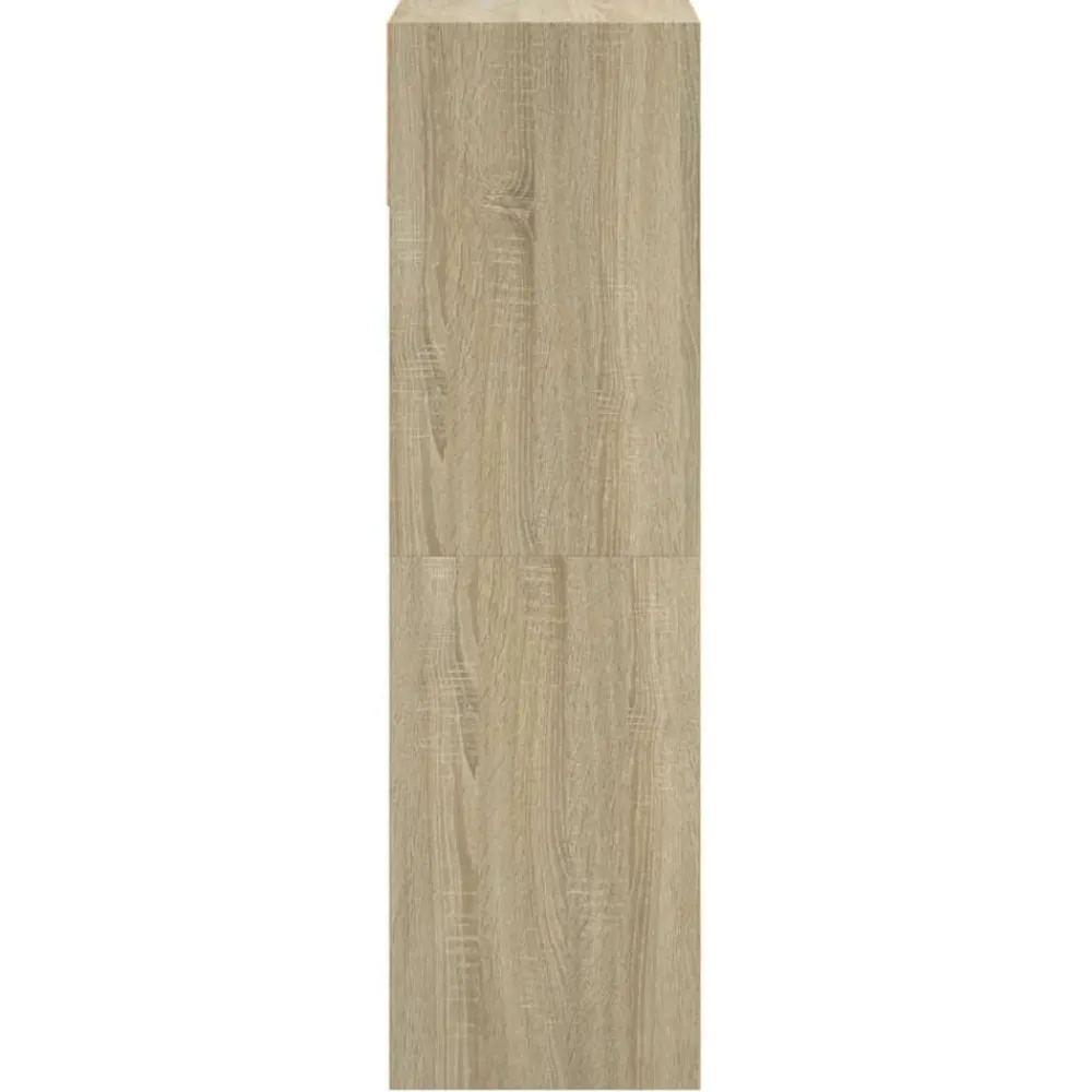vidaXL Productos Del Hogar-Zapatero de madera de ingeniería 60x34x116 cm