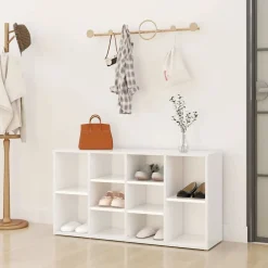 vidaXL Productos Del Hogar-Zapatero de madera contrachapada 103x30x55 cm