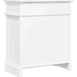 vidaXL Productos Del Hogar-Zapatero de madera de Paulownia 50x28x58 cm