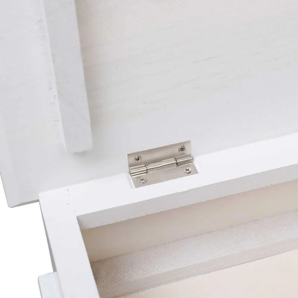 vidaXL Productos Del Hogar-Zapatero de madera de Paulownia 50x28x58 cm