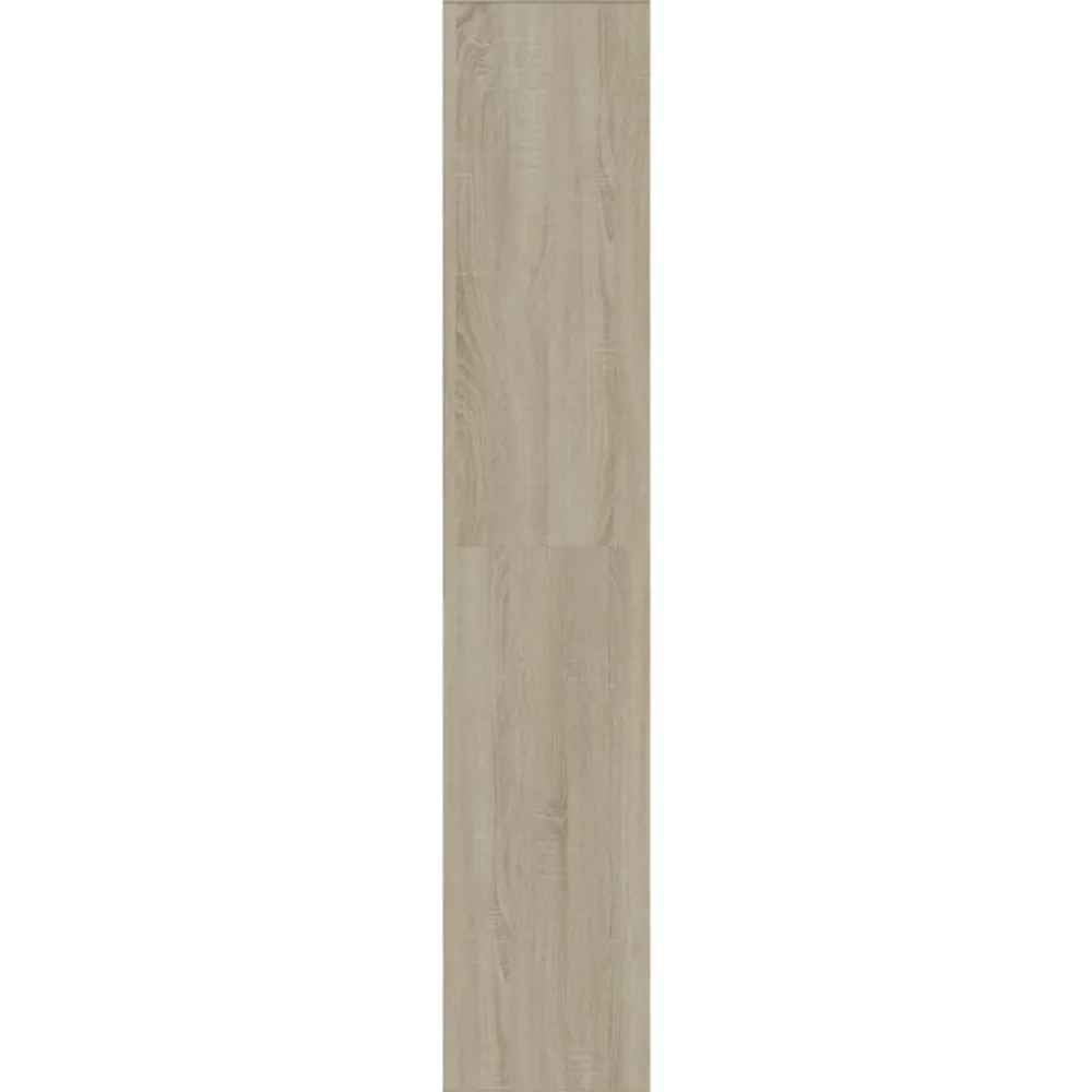 vidaXL Zapatero de madera contrachapada color roble 54x34x183cm Roble Sonoma Hot