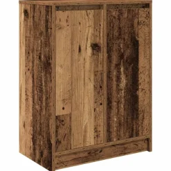 vidaXL Productos Del Hogar-Zapatero de madera vieja 57x34x76 cm Madera de ingeniería