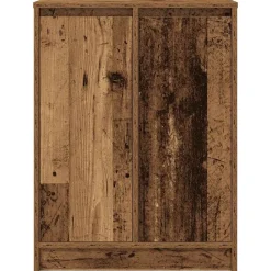 vidaXL Productos Del Hogar-Zapatero de madera vieja 57x34x76 cm Madera de ingeniería