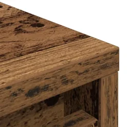 vidaXL Productos Del Hogar-Zapatero de madera vieja 57x34x76 cm Madera de ingeniería