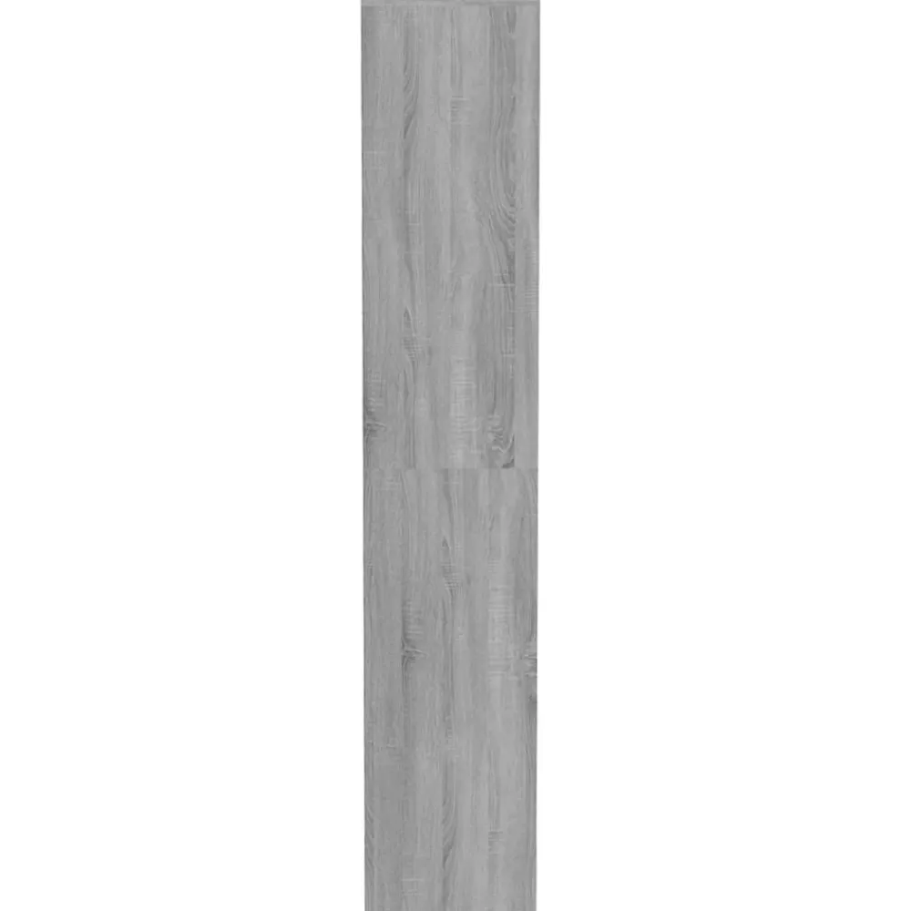 vidaXL Zapatero de madera contrachapada 54x34x183 cm Gris sonoma Best