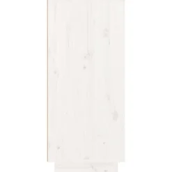 vidaXL Productos Del Hogar-Zapatero de madera maciza de pino 60x35x80 cm