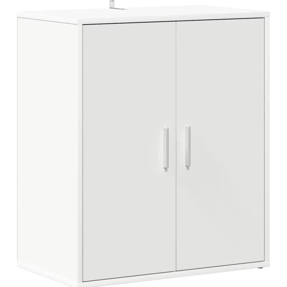 vidaXL Zapatero de madera de ingeniería 60x35x70 cm Blanco Discount