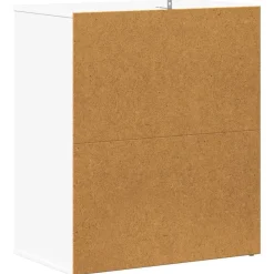 vidaXL Zapatero de madera de ingeniería 60x35x70 cm Blanco Discount