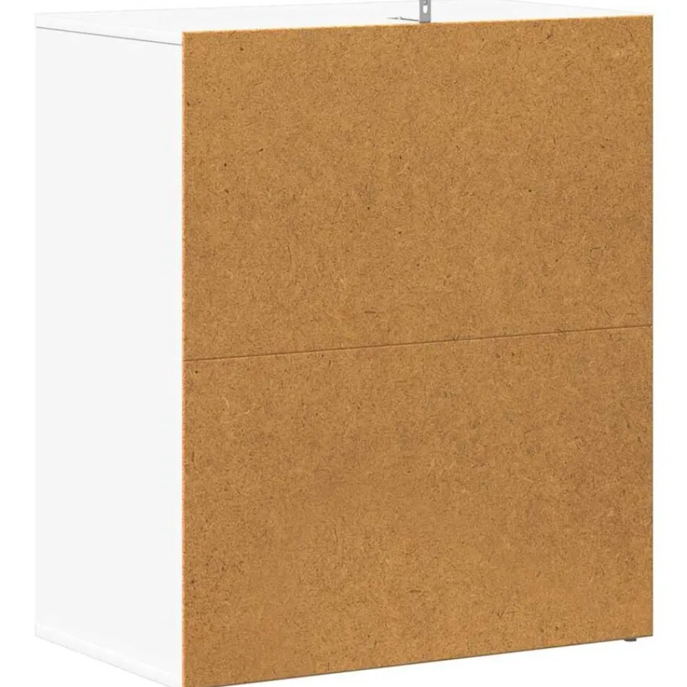 vidaXL Zapatero de madera de ingeniería 60x35x70 cm Blanco Discount